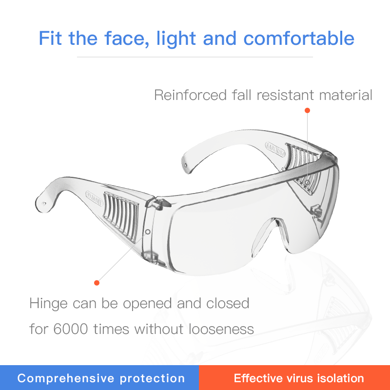 Safety Eye Protection Goggles Multi aufteilen Function