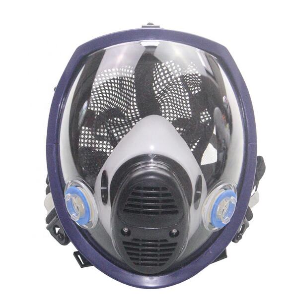 fire fighter gas mask rebreathing