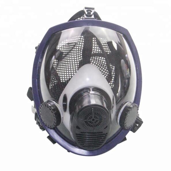 double carbon filter cartridge full face mask