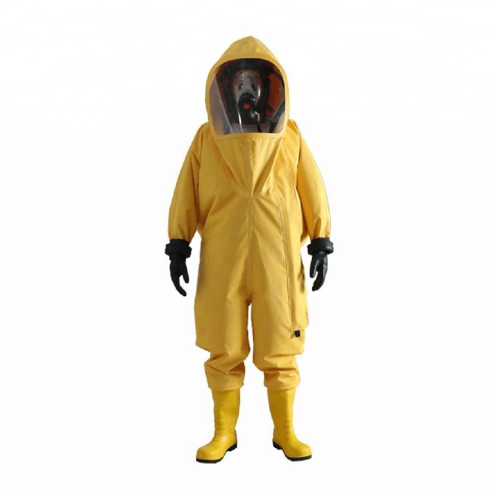 anti chemical compounds gas tight biohazard suit